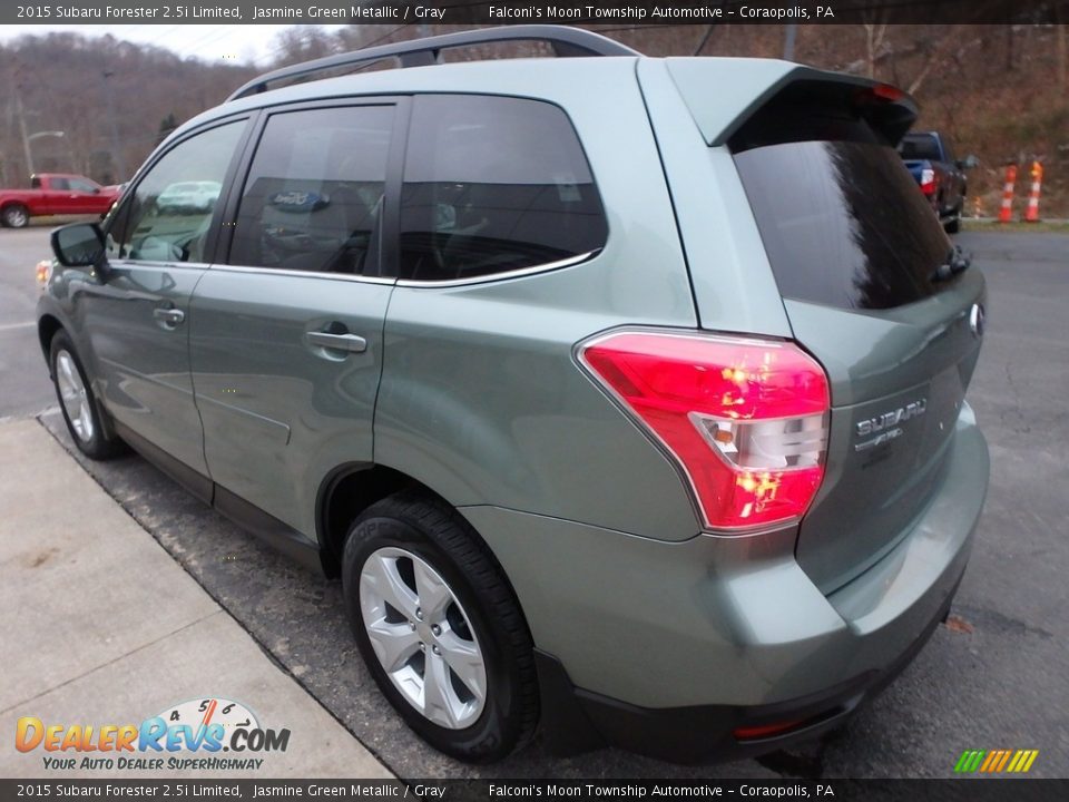 2015 Subaru Forester 2.5i Limited Jasmine Green Metallic / Gray Photo #5