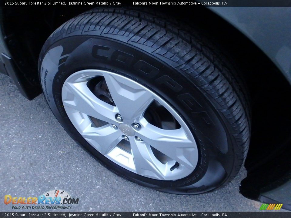 2015 Subaru Forester 2.5i Limited Jasmine Green Metallic / Gray Photo #10