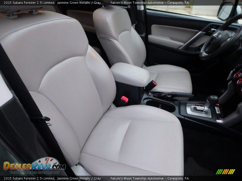 2015 Subaru Forester 2.5i Limited Jasmine Green Metallic / Gray Photo #11