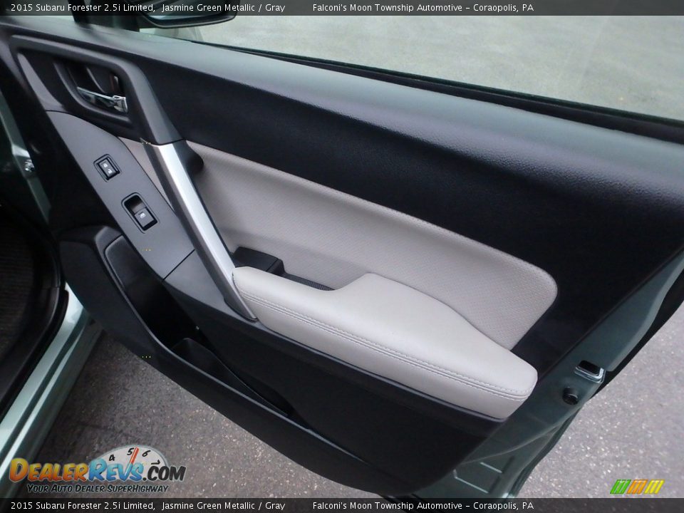 2015 Subaru Forester 2.5i Limited Jasmine Green Metallic / Gray Photo #13