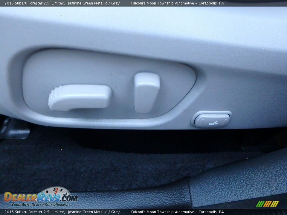 2015 Subaru Forester 2.5i Limited Jasmine Green Metallic / Gray Photo #19