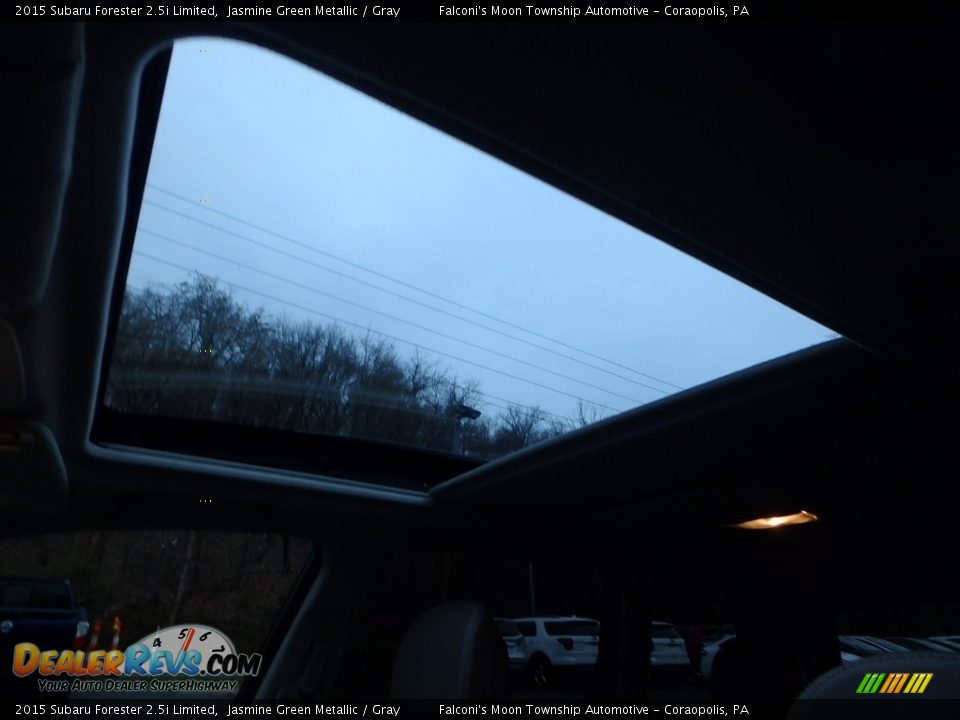 2015 Subaru Forester 2.5i Limited Jasmine Green Metallic / Gray Photo #20