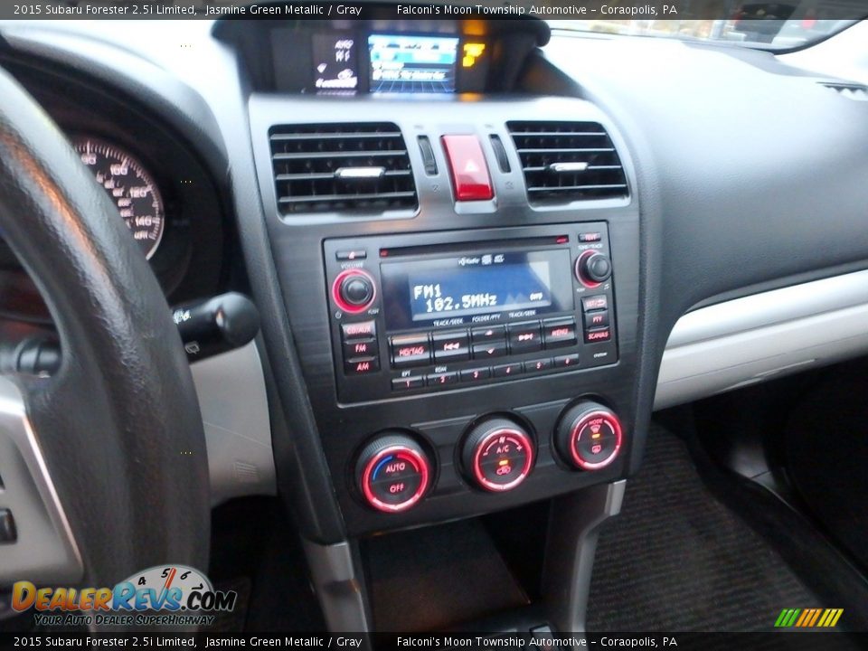 2015 Subaru Forester 2.5i Limited Jasmine Green Metallic / Gray Photo #22