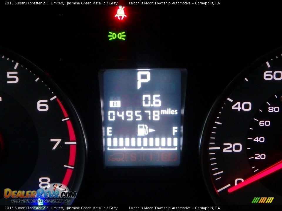 2015 Subaru Forester 2.5i Limited Jasmine Green Metallic / Gray Photo #24