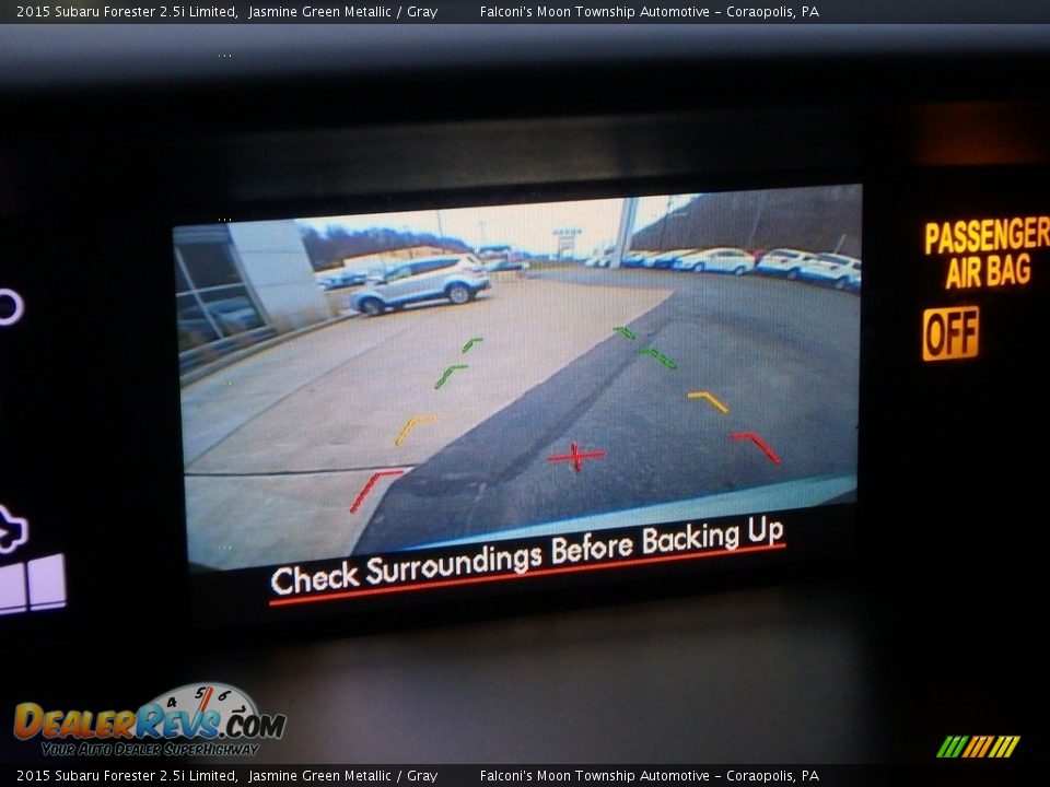 2015 Subaru Forester 2.5i Limited Jasmine Green Metallic / Gray Photo #25