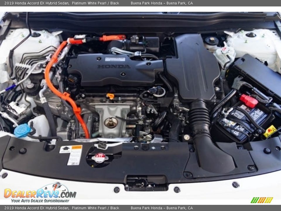 2019 Honda Accord EX Hybrid Sedan 2.0 Liter DOHC 16-Valve VTEC 4 Cylinder Gasoline/Electric Hybrid Engine Photo #10