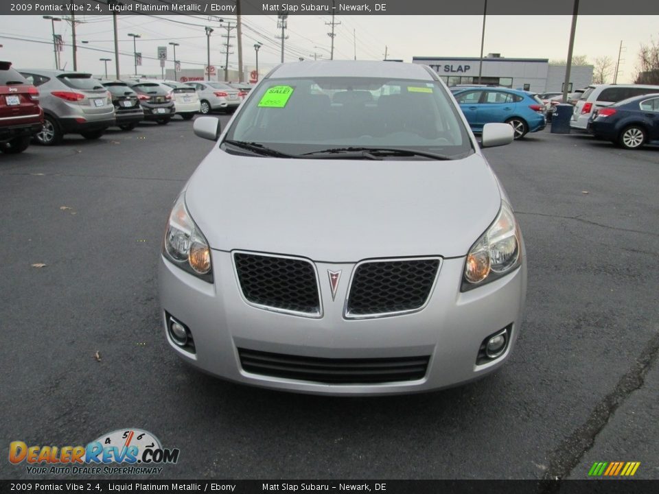 2009 Pontiac Vibe 2.4 Liquid Platinum Metallic / Ebony Photo #3