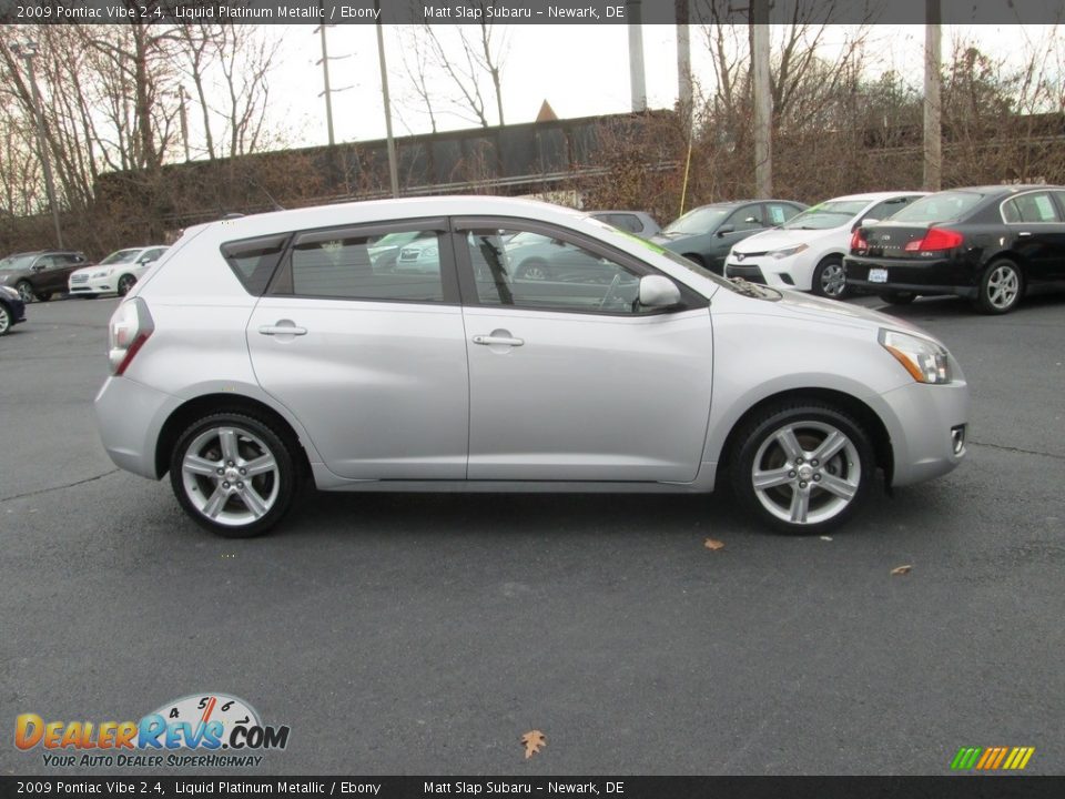 2009 Pontiac Vibe 2.4 Liquid Platinum Metallic / Ebony Photo #5