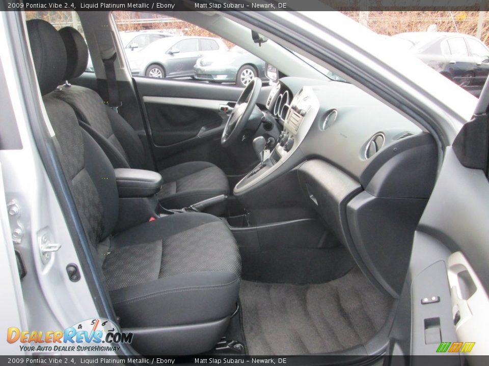 2009 Pontiac Vibe 2.4 Liquid Platinum Metallic / Ebony Photo #17