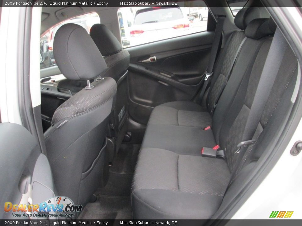 2009 Pontiac Vibe 2.4 Liquid Platinum Metallic / Ebony Photo #20
