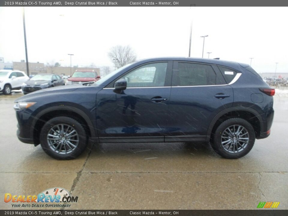 2019 Mazda CX-5 Touring AWD Deep Crystal Blue Mica / Black Photo #2