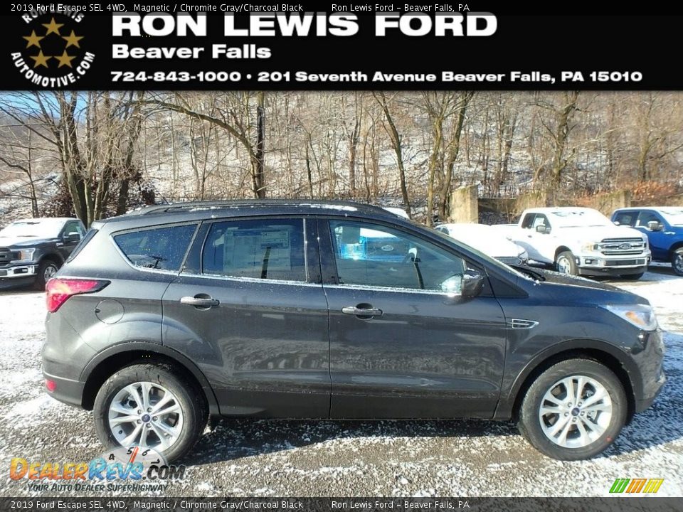 2019 Ford Escape SEL 4WD Magnetic / Chromite Gray/Charcoal Black Photo #1