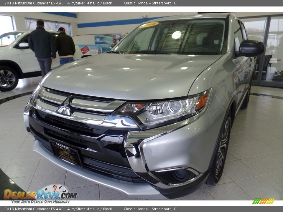 2018 Mitsubishi Outlander ES AWC Alloy Silver Metallic / Black Photo #1