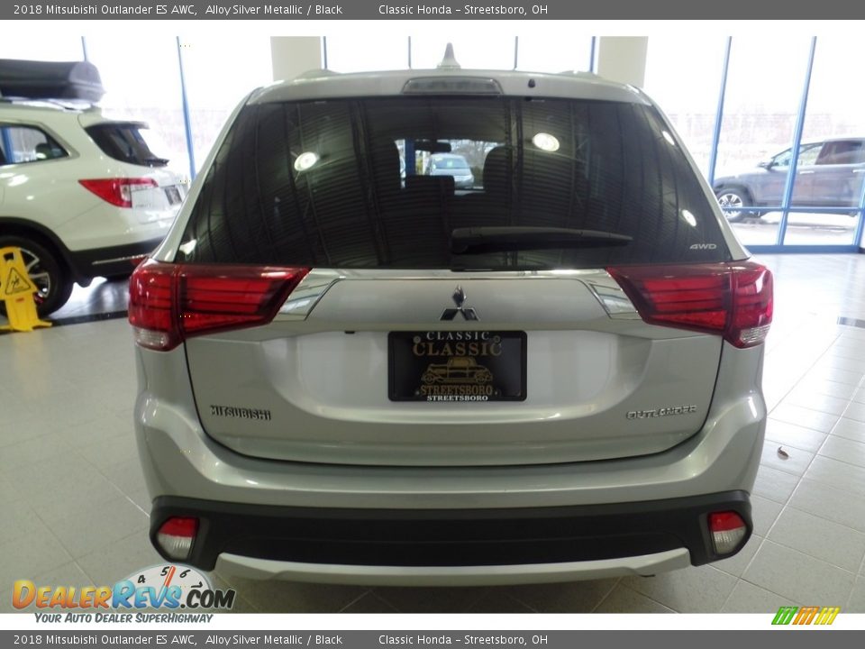 2018 Mitsubishi Outlander ES AWC Alloy Silver Metallic / Black Photo #14