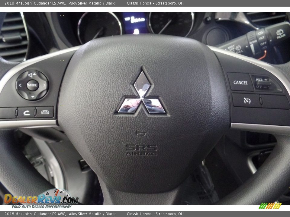 2018 Mitsubishi Outlander ES AWC Alloy Silver Metallic / Black Photo #23