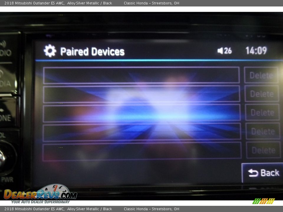 2018 Mitsubishi Outlander ES AWC Alloy Silver Metallic / Black Photo #27