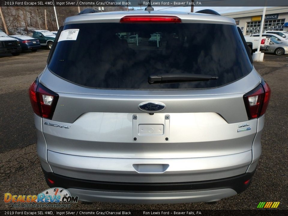 2019 Ford Escape SEL 4WD Ingot Silver / Chromite Gray/Charcoal Black Photo #3