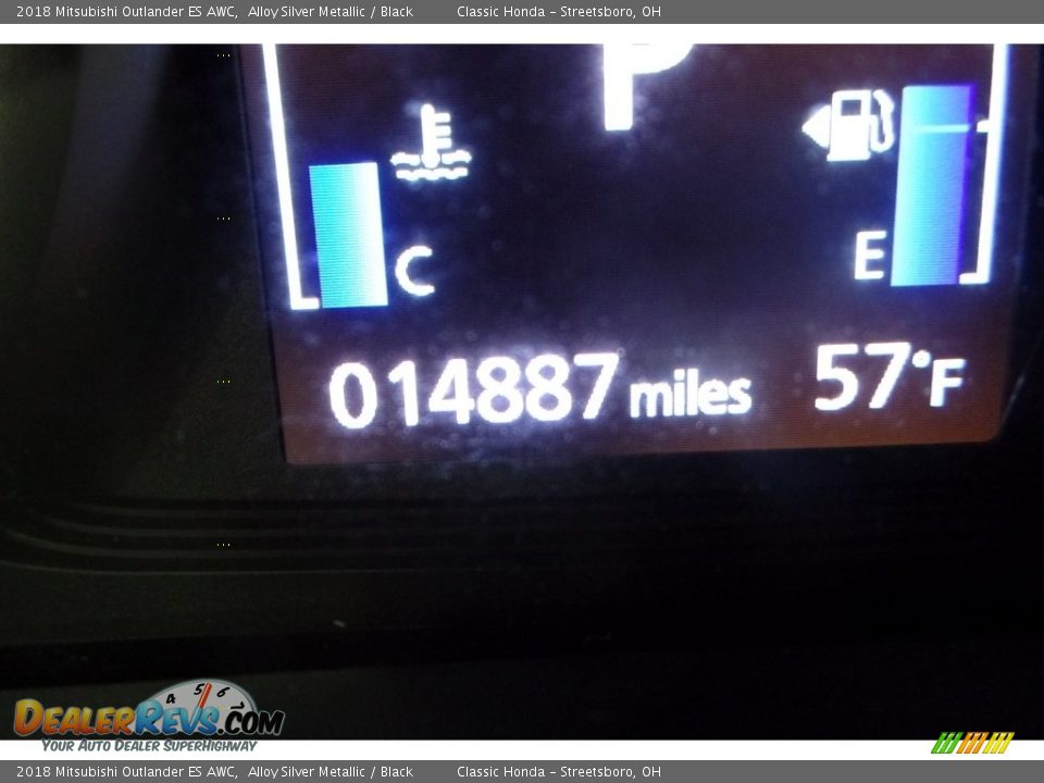 2018 Mitsubishi Outlander ES AWC Alloy Silver Metallic / Black Photo #33