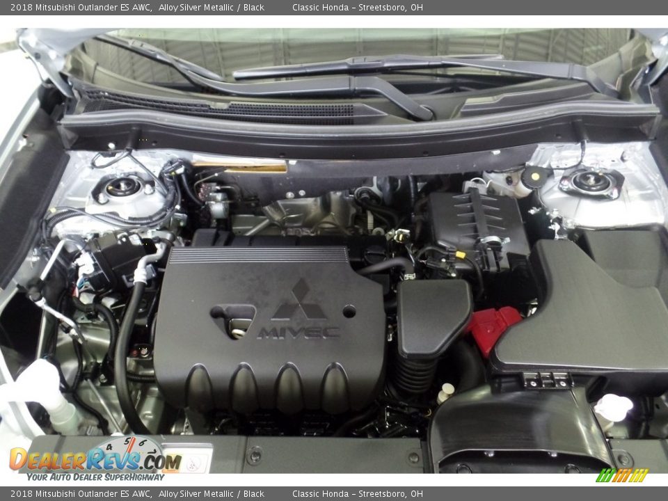 2018 Mitsubishi Outlander ES AWC Alloy Silver Metallic / Black Photo #36