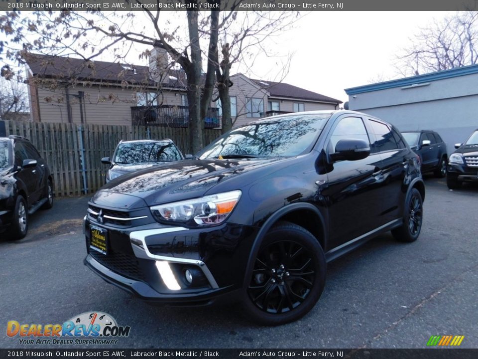 2018 Mitsubishi Outlander Sport ES AWC Labrador Black Metallic / Black Photo #1