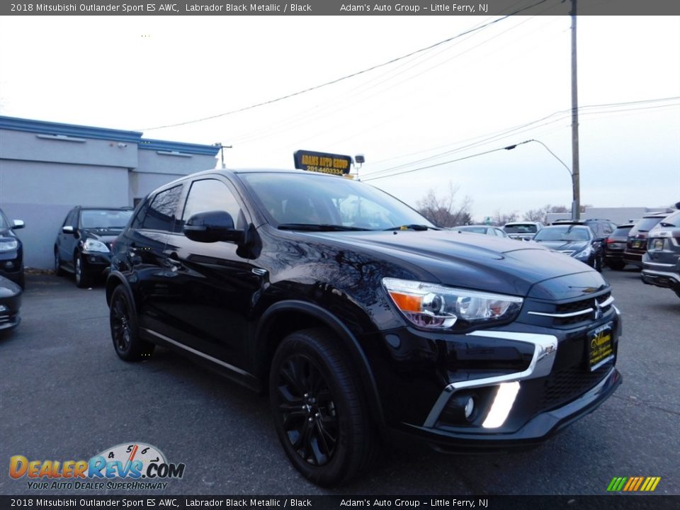 2018 Mitsubishi Outlander Sport ES AWC Labrador Black Metallic / Black Photo #3