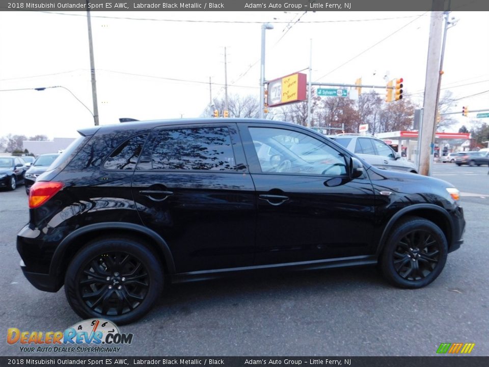 2018 Mitsubishi Outlander Sport ES AWC Labrador Black Metallic / Black Photo #4