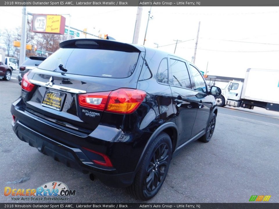 2018 Mitsubishi Outlander Sport ES AWC Labrador Black Metallic / Black Photo #6