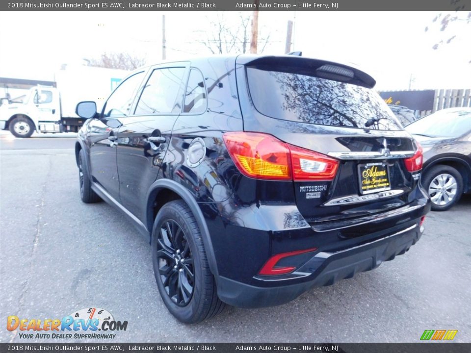 2018 Mitsubishi Outlander Sport ES AWC Labrador Black Metallic / Black Photo #8