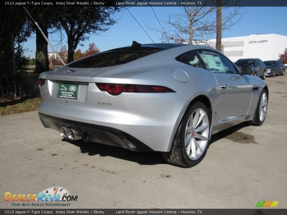 2019 Jaguar F-Type Coupe Indus Silver Metallic / Ebony Photo #7