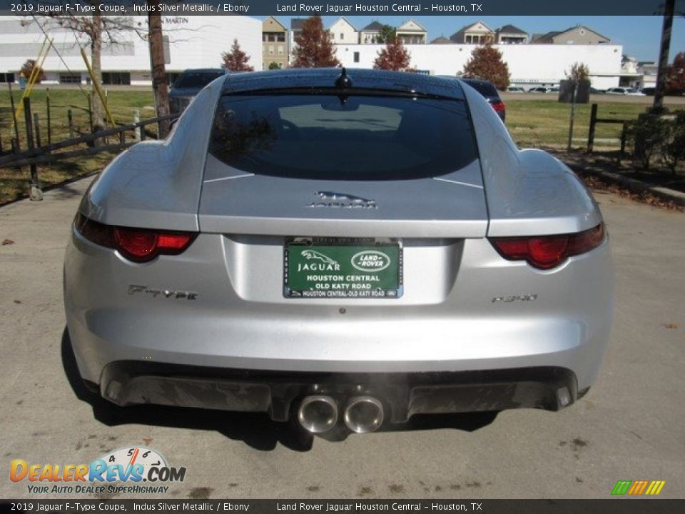 2019 Jaguar F-Type Coupe Indus Silver Metallic / Ebony Photo #8