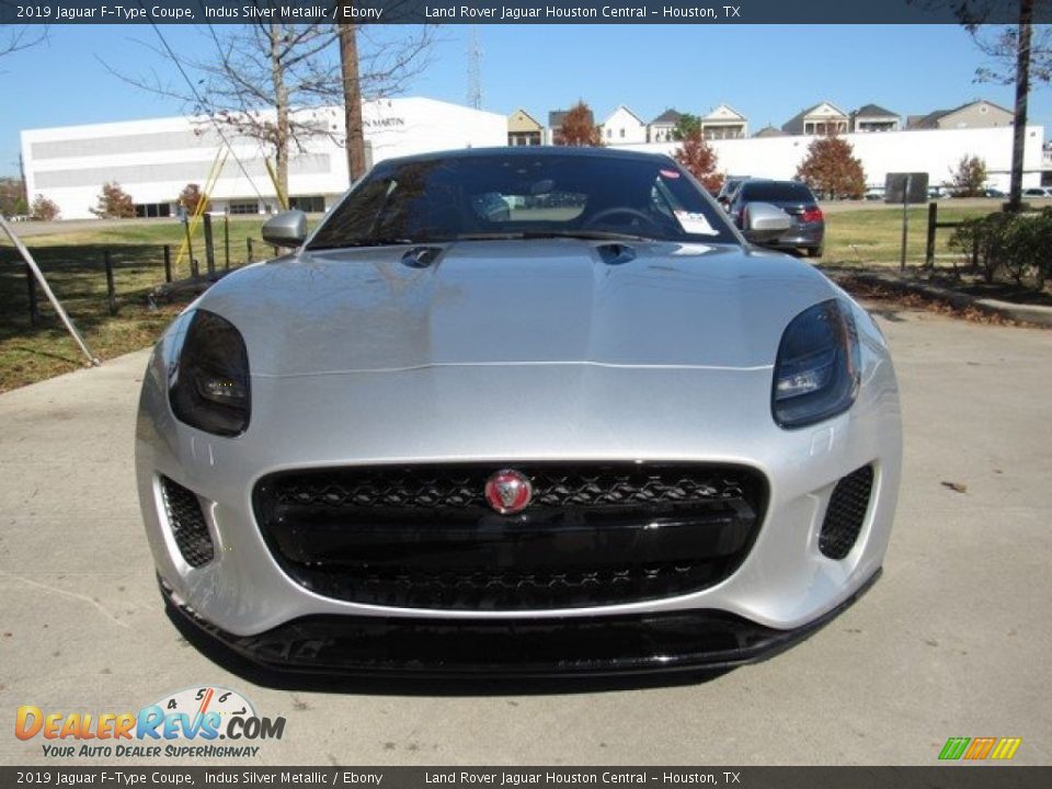 2019 Jaguar F-Type Coupe Indus Silver Metallic / Ebony Photo #9