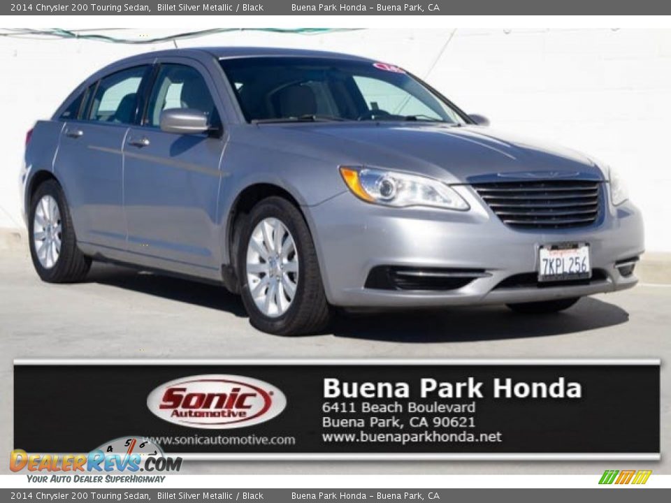 2014 Chrysler 200 Touring Sedan Billet Silver Metallic / Black Photo #1