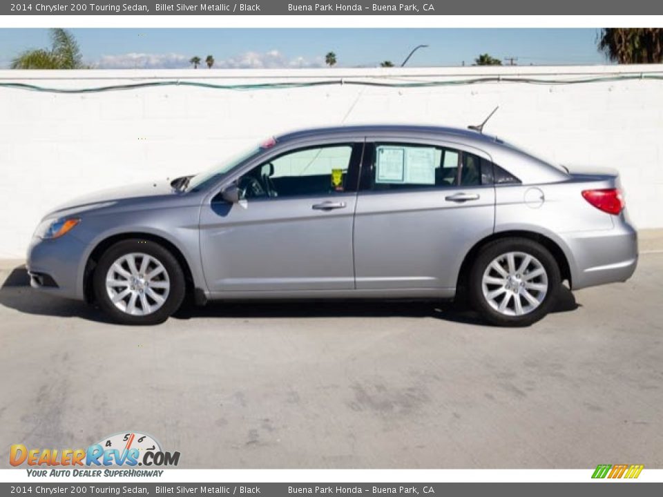 2014 Chrysler 200 Touring Sedan Billet Silver Metallic / Black Photo #13