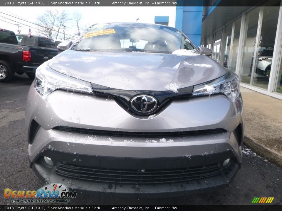 2018 Toyota C-HR XLE Silver Knockout Metallic / Black Photo #9