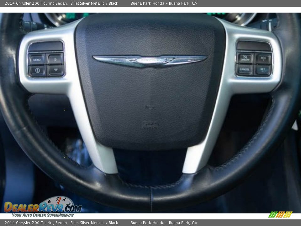 2014 Chrysler 200 Touring Sedan Billet Silver Metallic / Black Photo #14