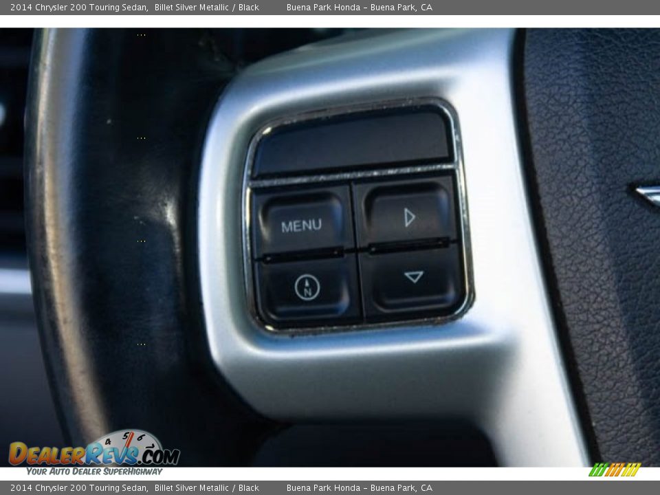 2014 Chrysler 200 Touring Sedan Billet Silver Metallic / Black Photo #15
