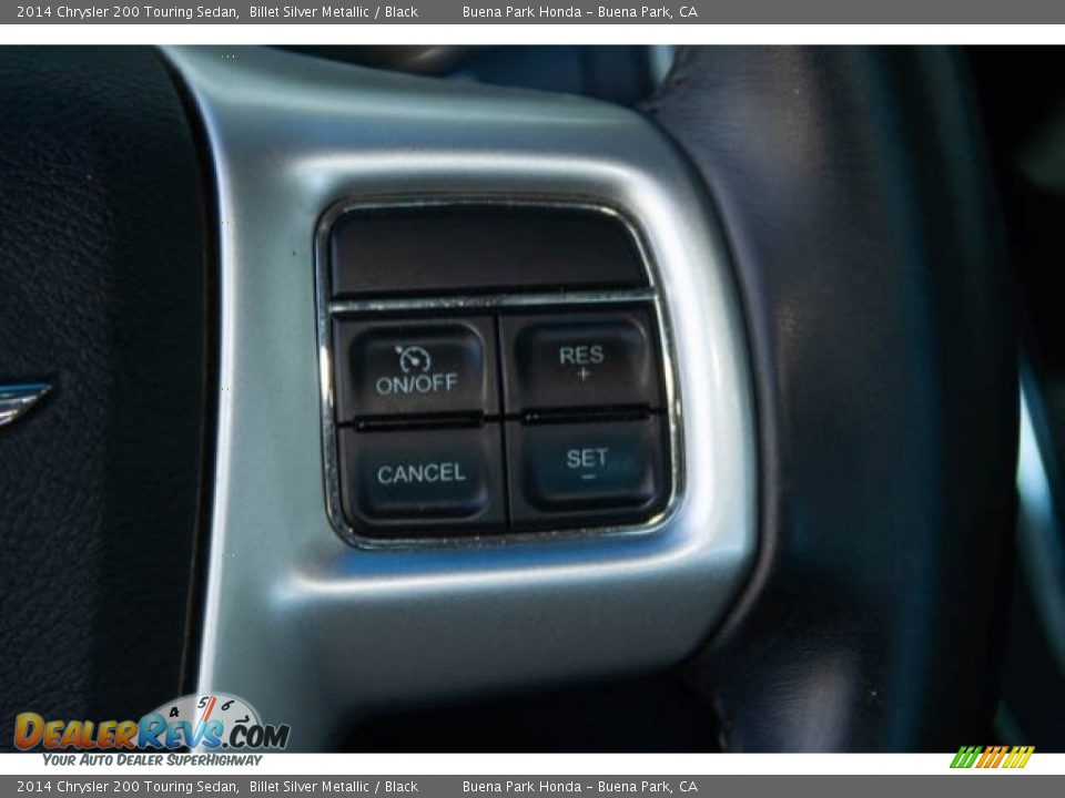 2014 Chrysler 200 Touring Sedan Billet Silver Metallic / Black Photo #16