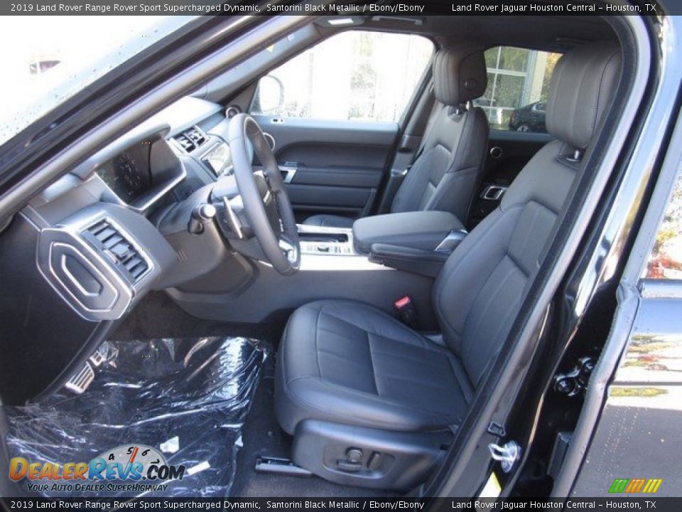 2019 Land Rover Range Rover Sport Supercharged Dynamic Santorini Black Metallic / Ebony/Ebony Photo #3