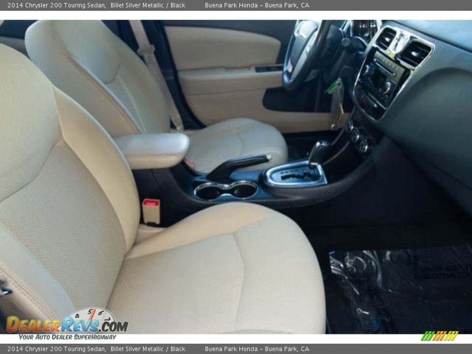 2014 Chrysler 200 Touring Sedan Billet Silver Metallic / Black Photo #22