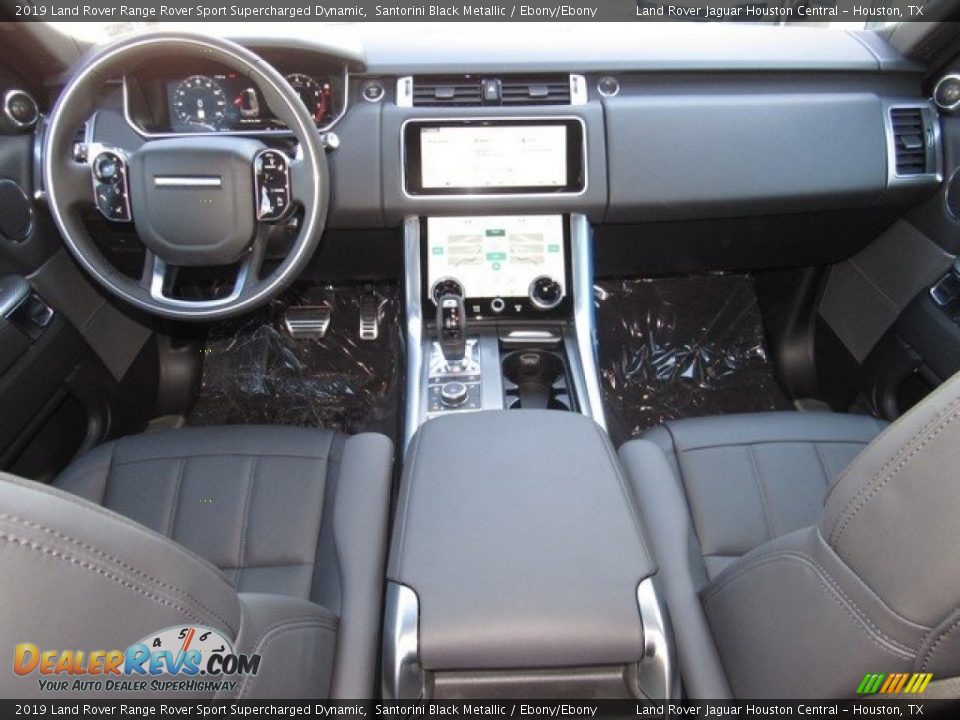 2019 Land Rover Range Rover Sport Supercharged Dynamic Santorini Black Metallic / Ebony/Ebony Photo #4