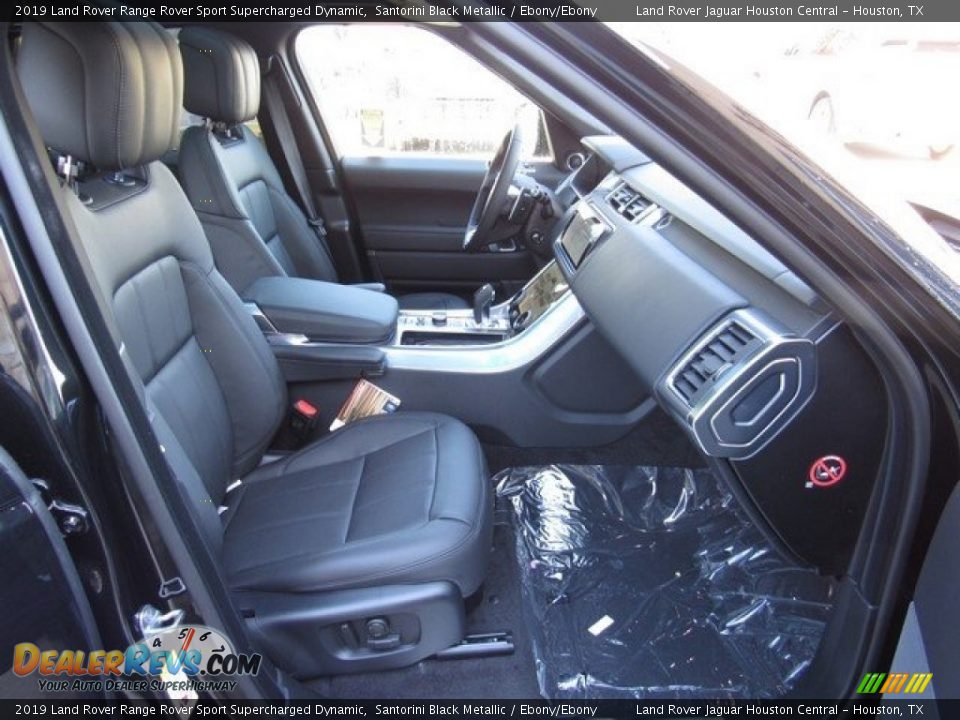 2019 Land Rover Range Rover Sport Supercharged Dynamic Santorini Black Metallic / Ebony/Ebony Photo #5