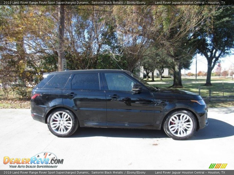 2019 Land Rover Range Rover Sport Supercharged Dynamic Santorini Black Metallic / Ebony/Ebony Photo #6