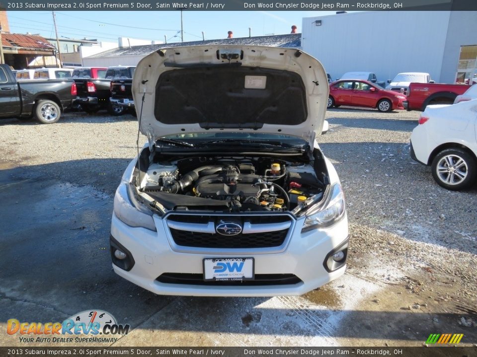 2013 Subaru Impreza 2.0i Sport Premium 5 Door Satin White Pearl / Ivory Photo #5