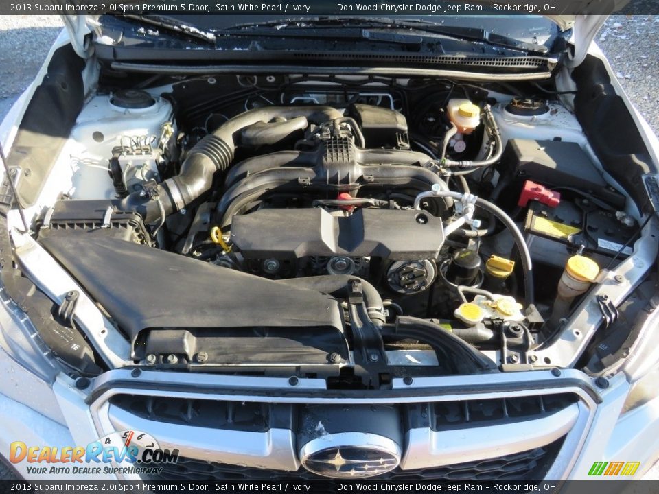 2013 Subaru Impreza 2.0i Sport Premium 5 Door Satin White Pearl / Ivory Photo #6