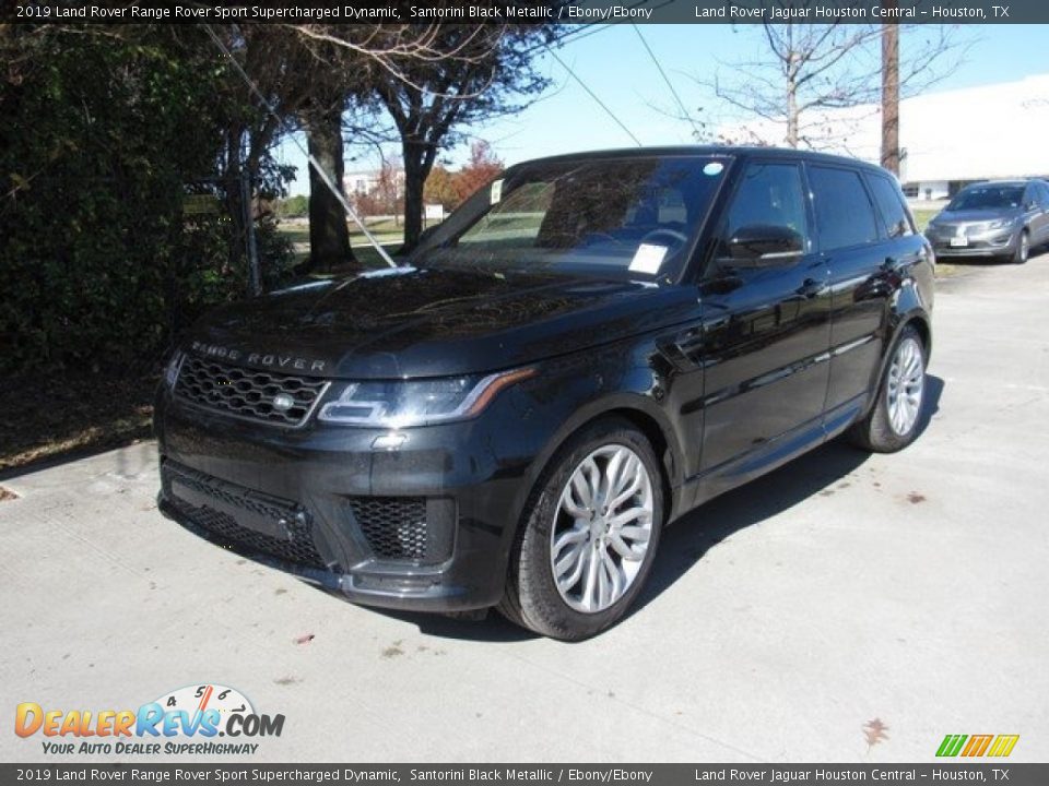 2019 Land Rover Range Rover Sport Supercharged Dynamic Santorini Black Metallic / Ebony/Ebony Photo #10