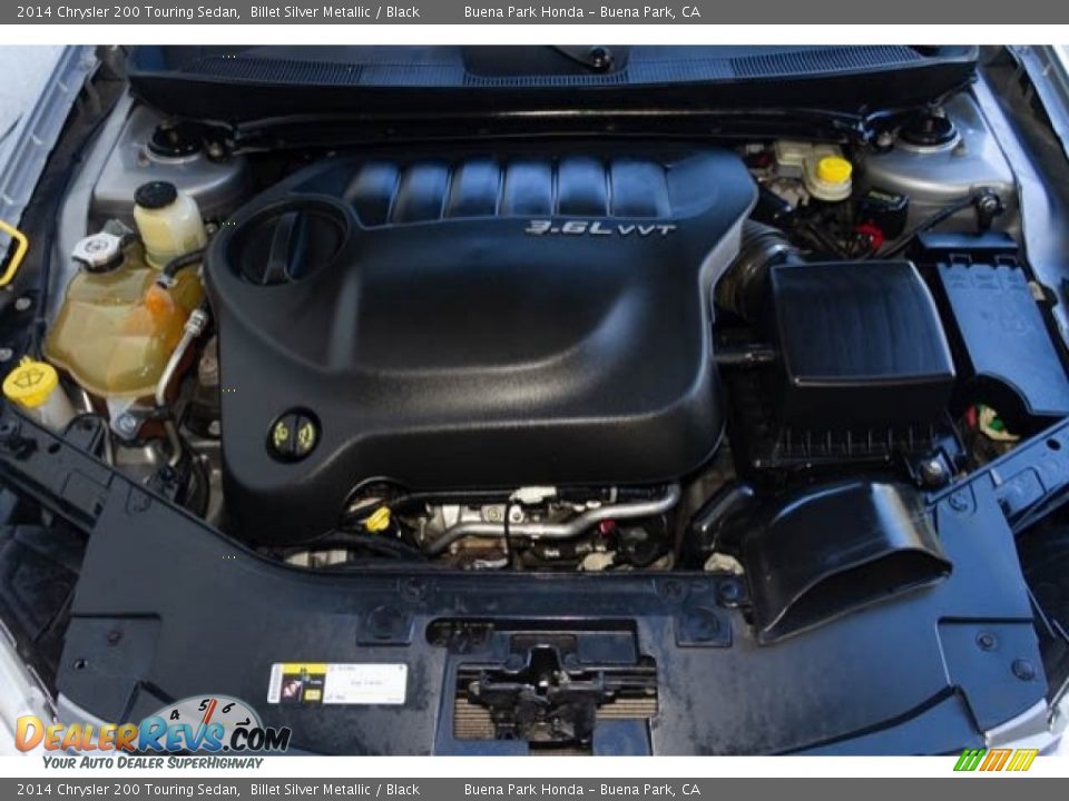 2014 Chrysler 200 Touring Sedan Billet Silver Metallic / Black Photo #30
