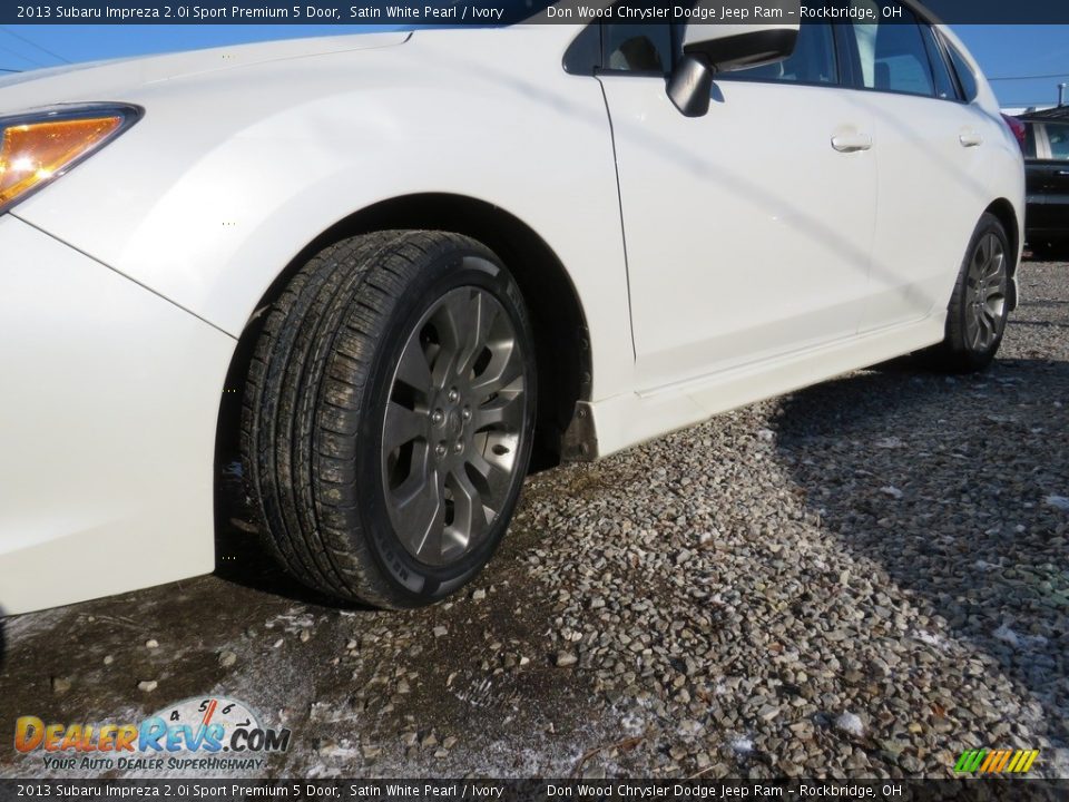 2013 Subaru Impreza 2.0i Sport Premium 5 Door Satin White Pearl / Ivory Photo #8