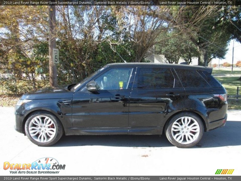 2019 Land Rover Range Rover Sport Supercharged Dynamic Santorini Black Metallic / Ebony/Ebony Photo #11