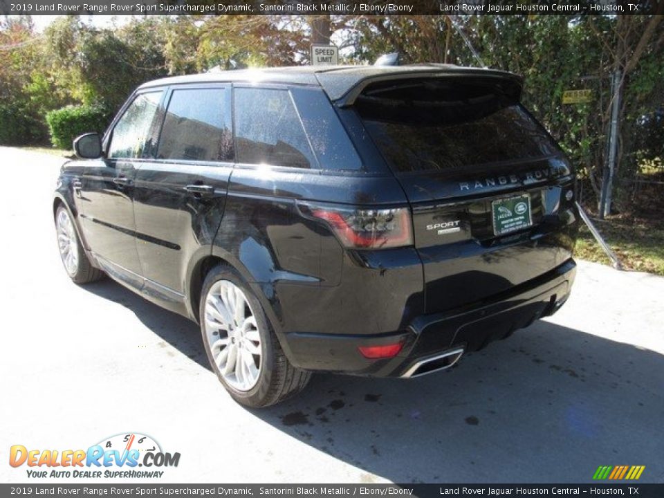 2019 Land Rover Range Rover Sport Supercharged Dynamic Santorini Black Metallic / Ebony/Ebony Photo #12
