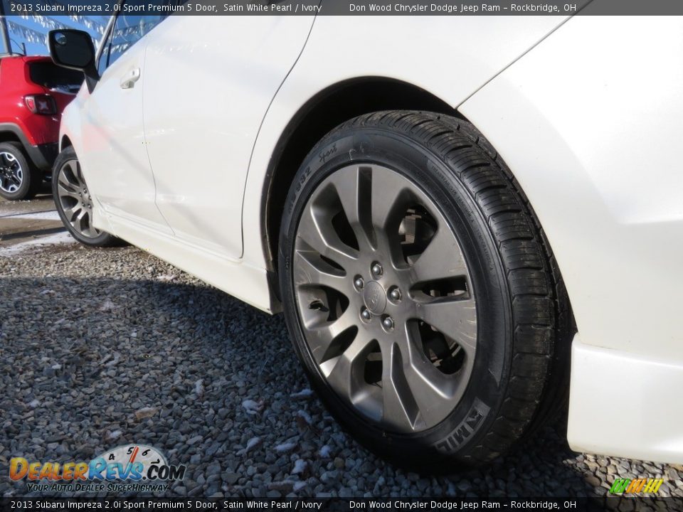 2013 Subaru Impreza 2.0i Sport Premium 5 Door Satin White Pearl / Ivory Photo #9